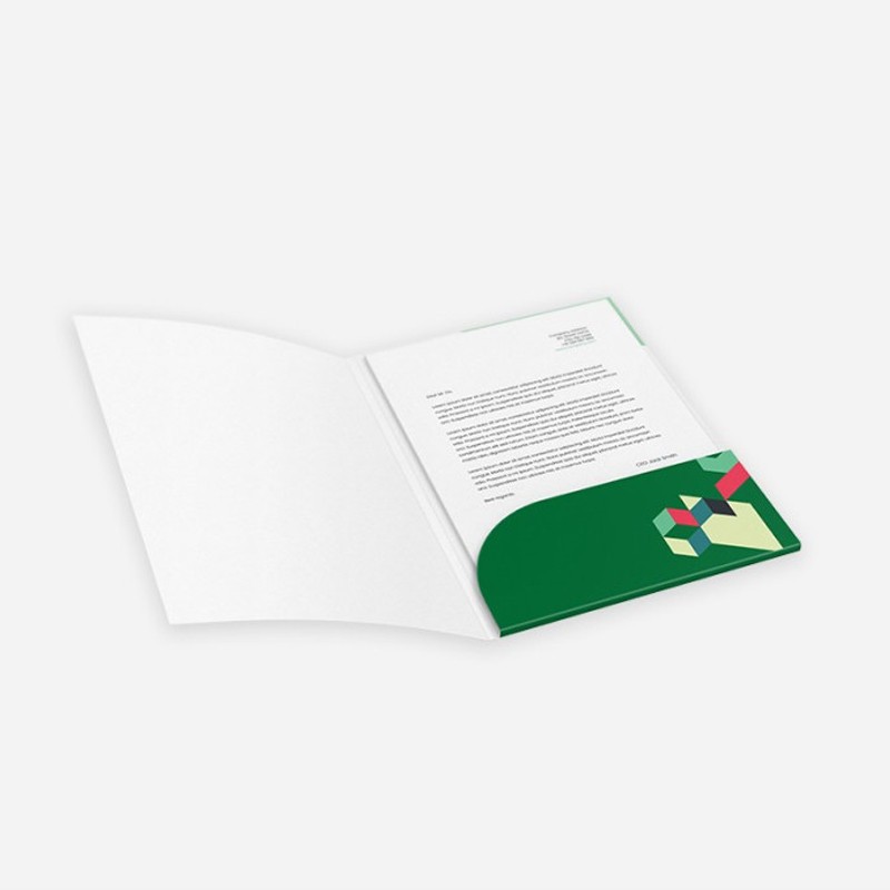 Carpeta con solapa